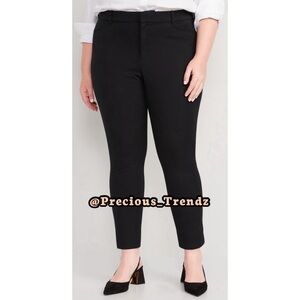 📦 Old Navy High-Waisted Pixie Skinny Ankle Pants Plus Size 30 Black